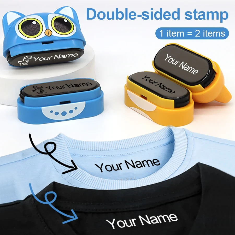 Custom Name Stamp for Kids' Clothing
