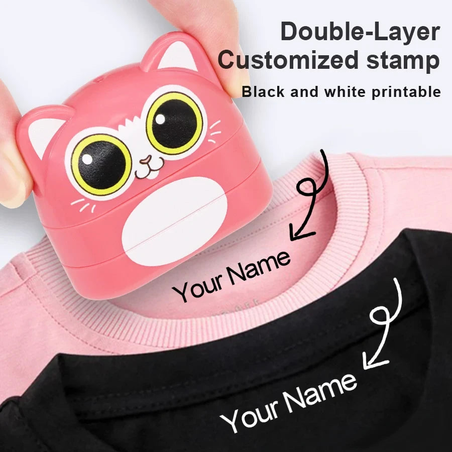 Custom Name Stamp for Kids' Clothing