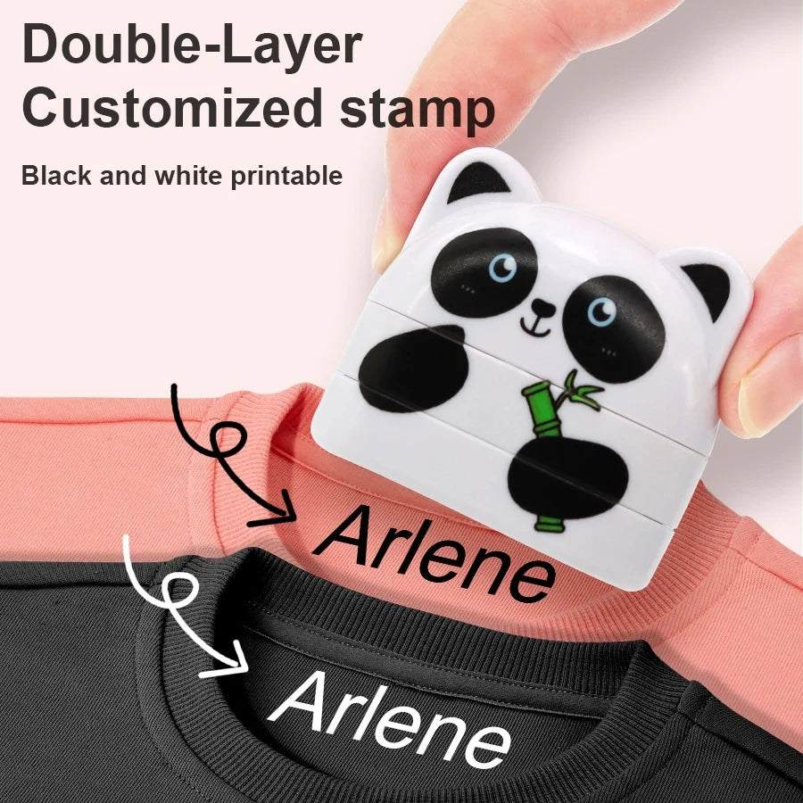 Custom Name Stamp for Kids' Clothing